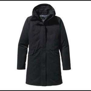 Like New Patagonia Black Down Rain Jacket